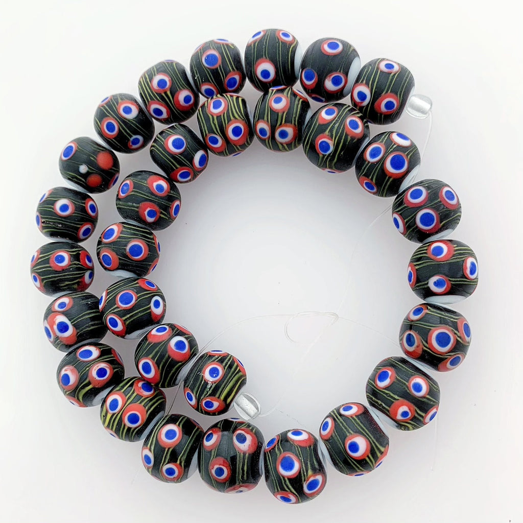 Glasperlen | Vintage Perlen | Tribal Beads | Unikat Perlen | Ethno | Handgefertigt | Erstklassige Qualität | BeadsCompany  SN35