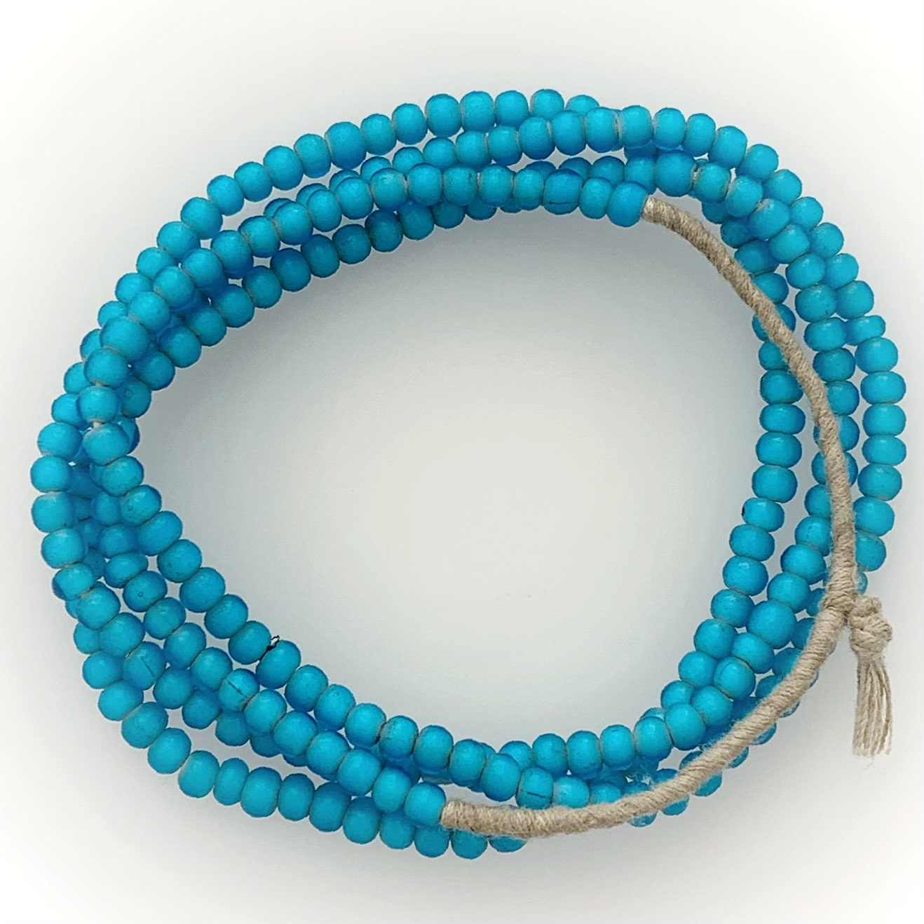 Bömische Glasperlen | Handgefertigte Perlen | Unikat Perlen | White Hearts | Bohemian Beads | Erstklassige Qualität | BeadsCompany SN40